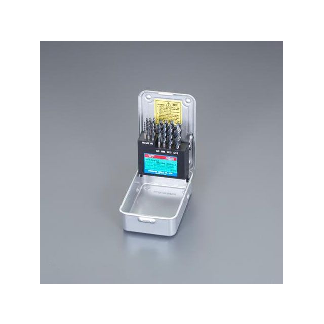 エスコ M3-M12 スパイラルタップセット（HSS） EA829DS-31