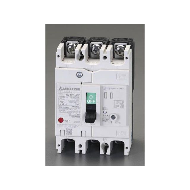 エスコ AC100-440V/75A/3極 漏電遮断器（フレーム100） EA940MN-42