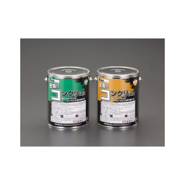 エスコ 10kg 床塗料（グリーン） EA942DP-1A