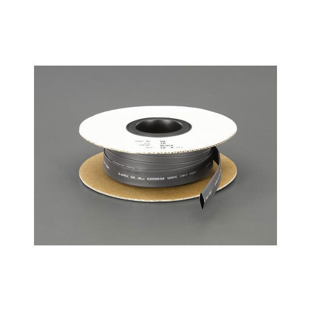 エスコ 14 mmx 10m 熱収縮チューブ（黒） EA944BG-14