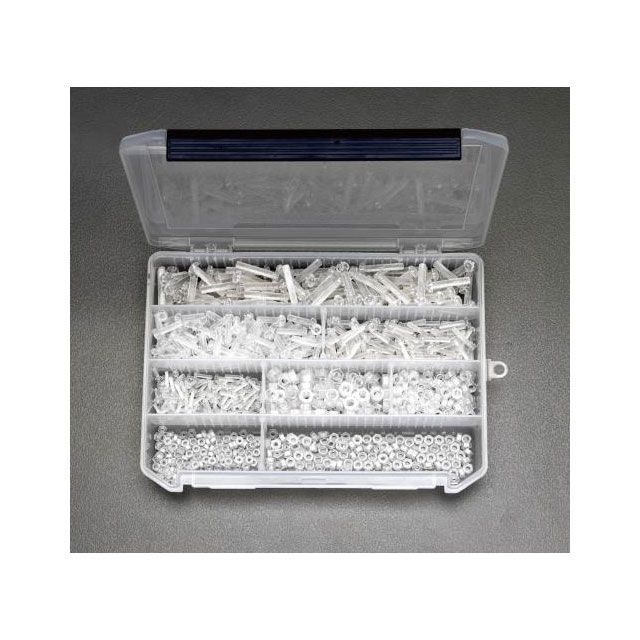 エスコ M3-M6 プラスチックねじセット（ポリカーボネート） EA945AH｜モトメガネ 店