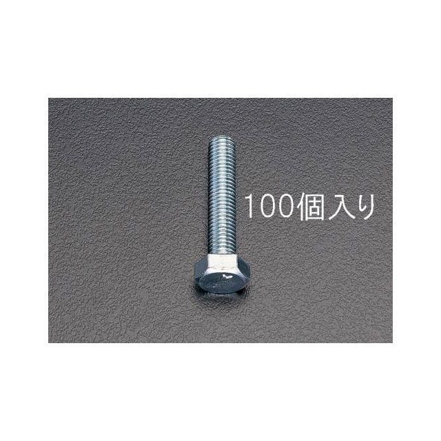 エスコ M10x 50mm 六角頭全ねじボルト（100本） EA949HE-105