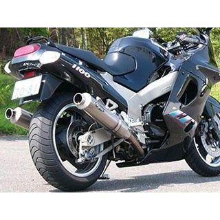 ノジマ FASARM Sチタン TWIN V TYPE-SC ZZR1100（C型・D型） サイレンサー チタン NTX605VTIW｜モトメガネ 店