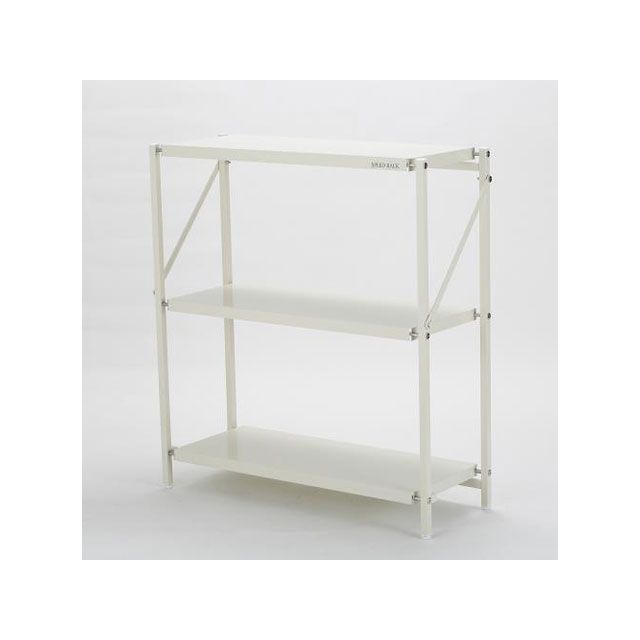エスコ 830x300x900mm/3段ラック棚（折畳式） EA976AV-26 19,688円
