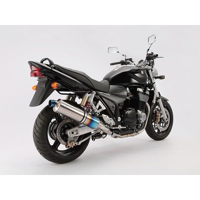 BMS R-EVO スリップオン GSX1400 サイレンサー ヒートチタン D303-53-P1S