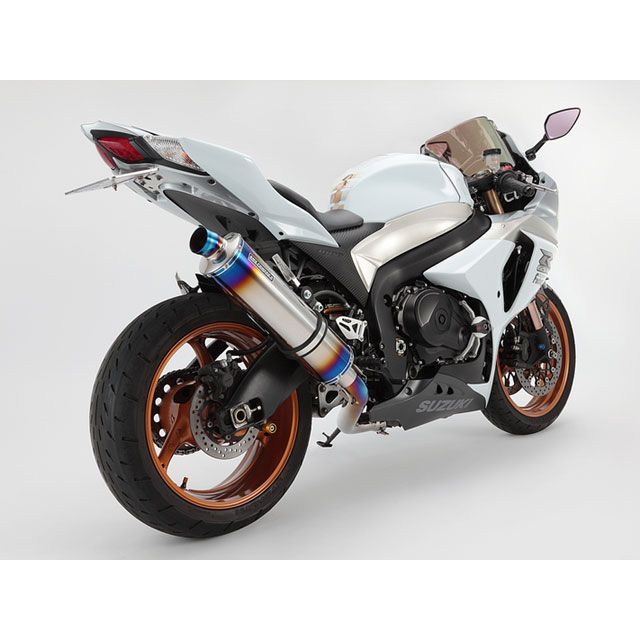 BMS ラウンド スリップオン GSX-R1000 サイレンサー ヒートチタン D323-53-P1S｜モトメガネ 店