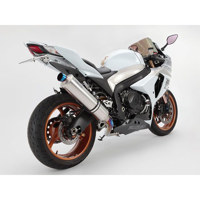 BMS ラウンド スリップオン GSX-R1000 サイレンサー チタンソリッド D323-53-P3S｜モトメガネ 店