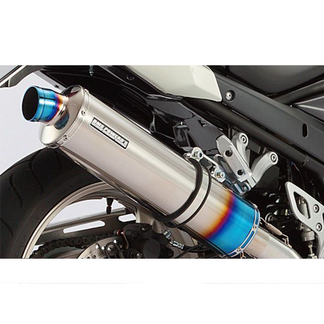 BMS R-EVO スリップオン JMCA BANDIT1250S/Ｆ/ABS サイレンサー ヒートチタン G305-53-P1S
