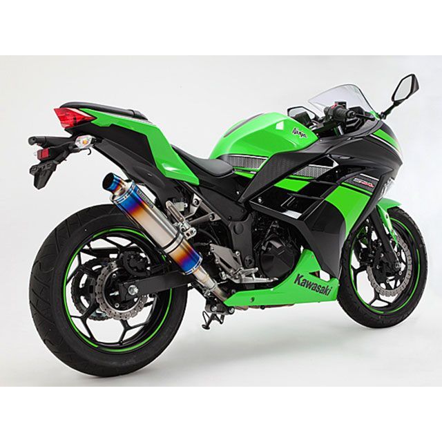 BMS R-EVO スリップオン JMCA Ninja250 サイレンサー ヒートチタン G415-53-P1J