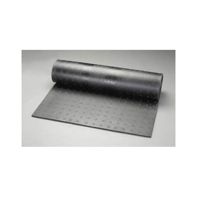 エスコ 1000x2000x 5mm ゴムマット（ブラック） EA997RA-61