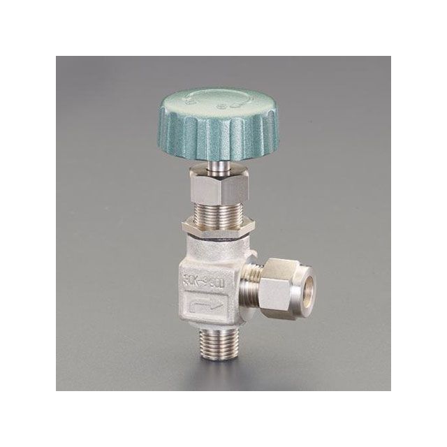 エスコ 1/4”xR1/4” ニードルバルブ（アングル型/ステンレス製） EA470CN-601 29,684円
