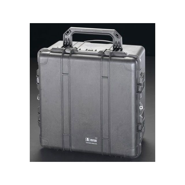 エスコ 602x609x353mm/内寸 万能防水ケース（黒） EA657-164