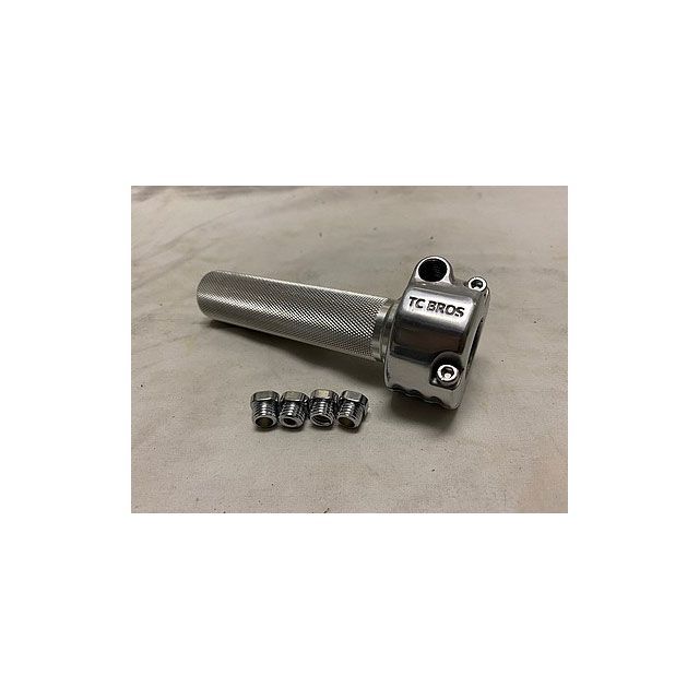 部品屋K&W TC BROS製 1インチ スロットル シングルケーブル用 ハーレー 101-0219