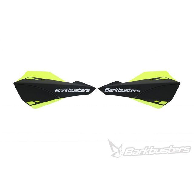 バークバスターズ SABRE MX Enduro ハンドガード ブラック/イエロー HiViz 汎用 SAB-1BK-YH｜モトメガネ 店