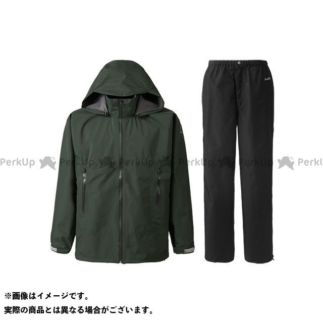 PUROMONTE アウトドア用ウェア SR139M GORE-TEX パックライトプラス レインスーツ メンズ(オリーブ) サイズ