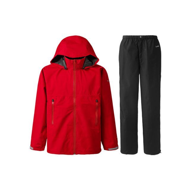 エッセンス最大限19倍する Puromonte アウトドア勘定お召し Sr139m Gore Tex 詰めるともし火益金 レインスーツ メンズ レッド 大いさ S プロモンテ Springraise Org