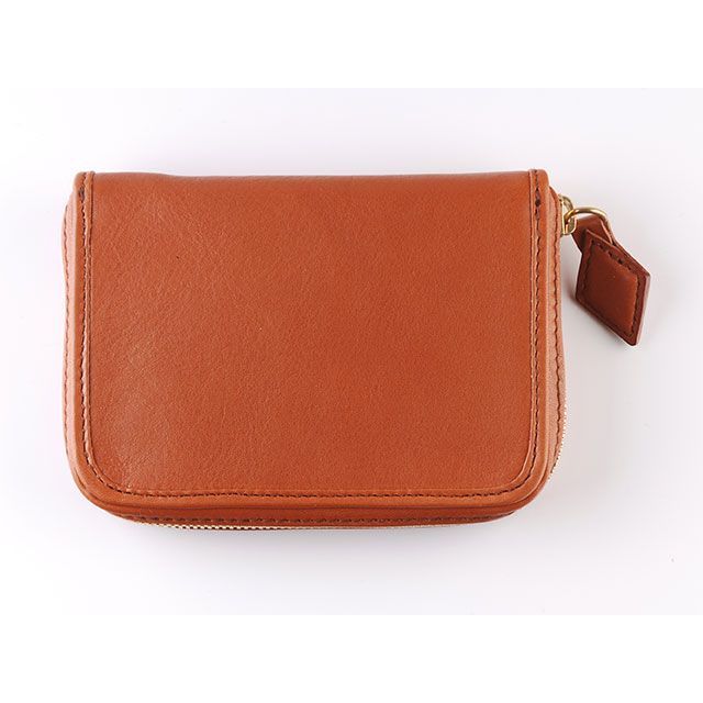 SHM LEATHER WALLET ミドル プレーン（オールドゴールド） ASH014-2