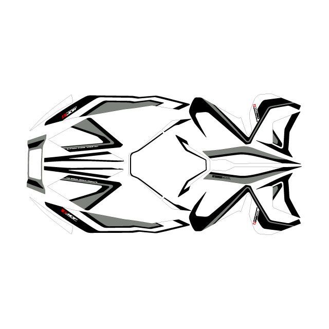 【メーカー直送】エムディーエフ X-ADV（2021～） グラフィックキット アタッカー ホワイト X-ADV タイプ コンプリートセット M21XADV-A-WH-ALL｜モトメガネ 店