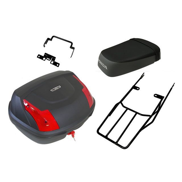 ワールドウォーク ハンターカブ用タンデムシート＋キャリアボックスセット CT125ハンターカブ 容量 48リッター wca-56-hwb48-ts-2