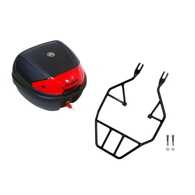 ワールドウォーク CT125ハンターカブ用延長リアキャリア リアボックスセット CT125ハンターカブ 容量 30リッター wca-53-hwb30