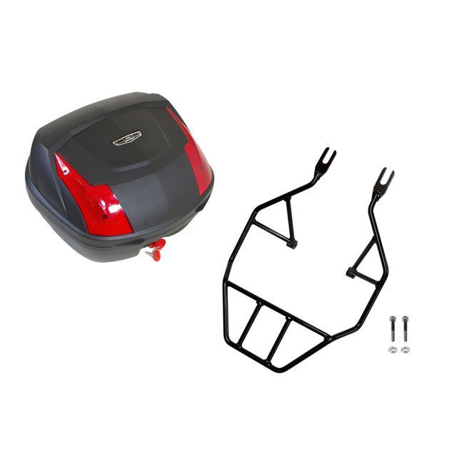 ワールドウォーク CT125ハンターカブ用延長リアキャリア リアボックスセット CT125ハンターカブ 容量 32リッター wca-53-hwb32｜モトメガネ 店