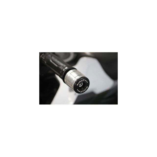 ベビーフェイス ハンドルバーエンド φ35 φ14-16/18-23（ハンドルバー内径） 汎用 カラー シルバー 005-BEB01SV