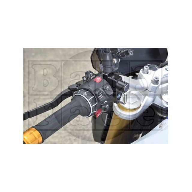 ベビーフェイス ヘルメットロック ミラーホルダータイプ F900R 009-LCBF9BK