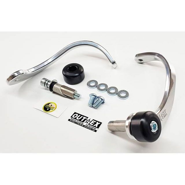 アウテックス 振動吸収レバーガード 削り出しワンピース CT125 ハンターカブ用 CT125 ハンターカブ タイプ 板厚8mm軽量 カラー バフ仕上げ VALG-Z8L-SC12-BUFF