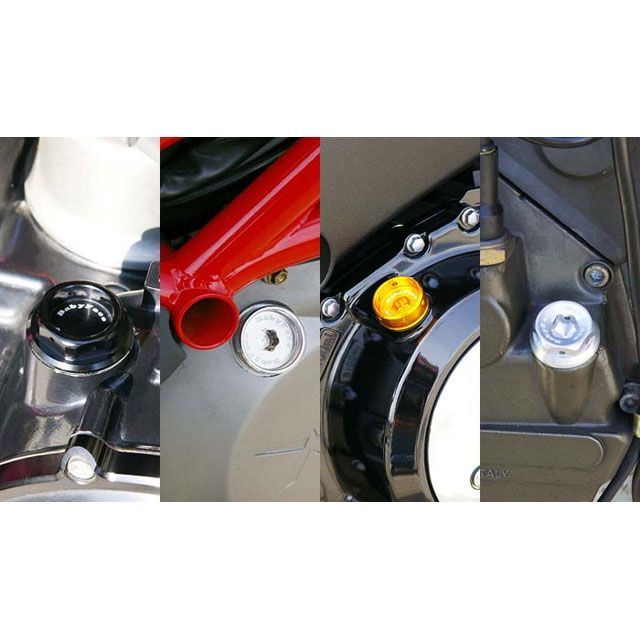 ベビーフェイス オイルフィラーキャップ ラウンドタイプ 1290DUKE カラー シルバー 005-EKT02SV