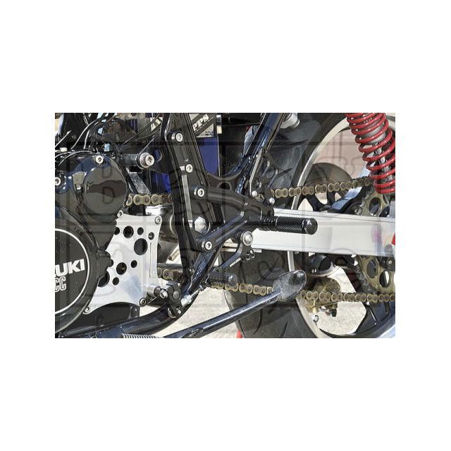 ベビーフェイス バックステップキット ニッシンマスターシリンダー用 GSX1100/750S KATANA カラー シルバー 002-S026SV