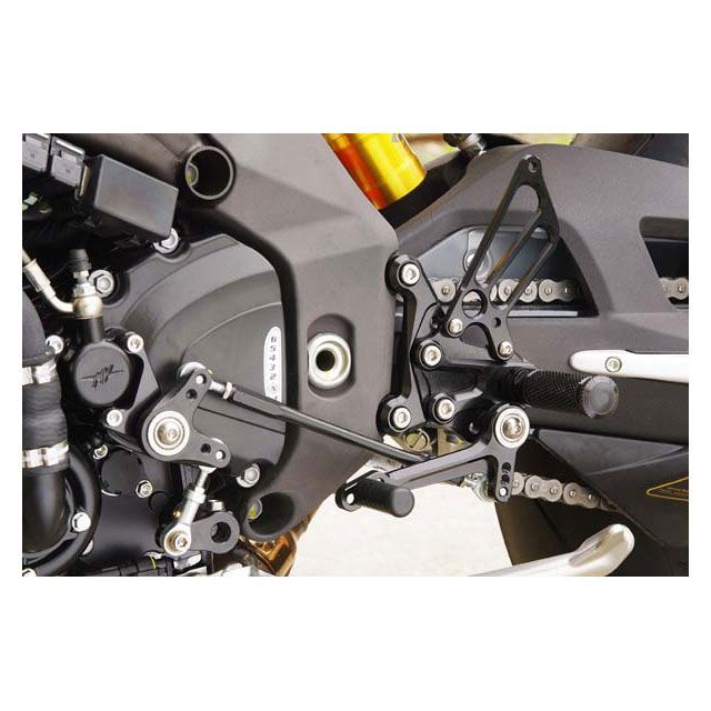 ベビーフェイス バックステップキット タイプ1（リバース） F4 カラー シルバー 002-M006SVR｜モトメガネ 店