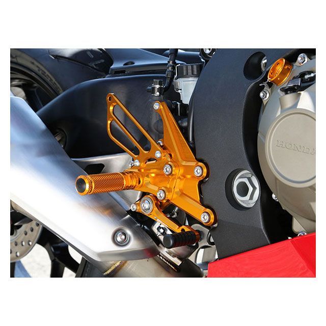ベビーフェイス バックステップキット CBR1000RR カラー ゴールド 002-H032GDa