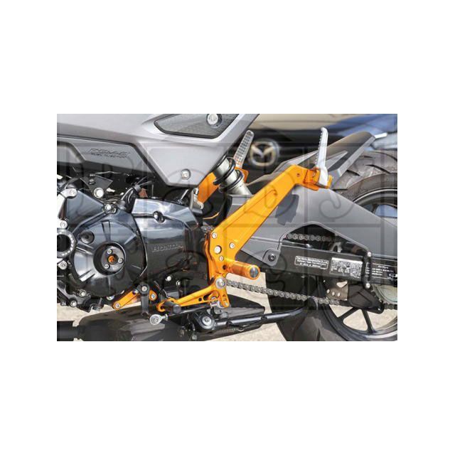 ベビーフェイス バックステップキット タンデム+レースシフト GROM カラー ブラック 002-H034BKR｜モトメガネ 店