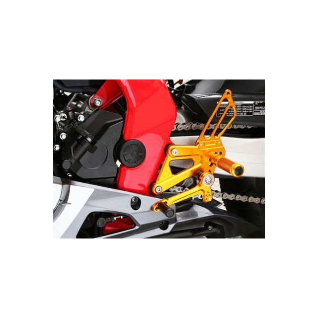 ベビーフェイス バックステップキット シフター有 CBR250RR カラー ブラック 002-H045BK|モトメガネ 店