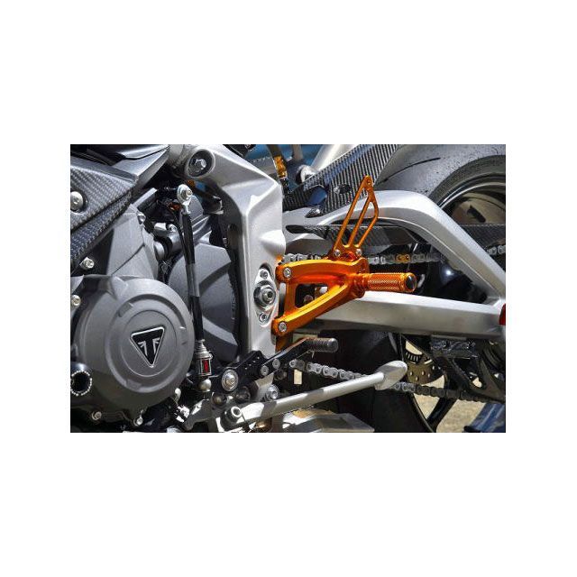 ベビーフェイス バックステップキット DAYTONA MOTO2TM 765 カラー ブラック 002-T017BK|モトメガネ 店