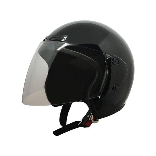 タチバナ　ジェットヘルメット　ブラック ajito_visorblack