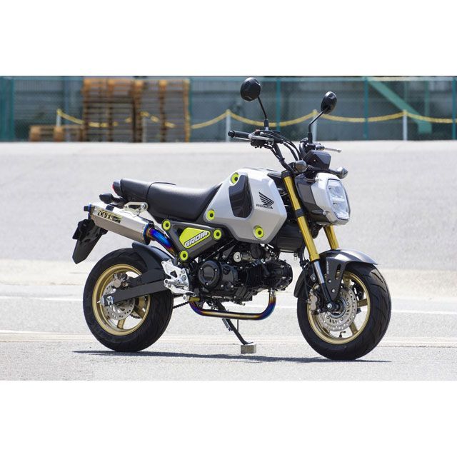 OVER フルチタンマフラー ホンダ GROM TT-Formula RS フルチタン アップTYPE GROM | System Administration
