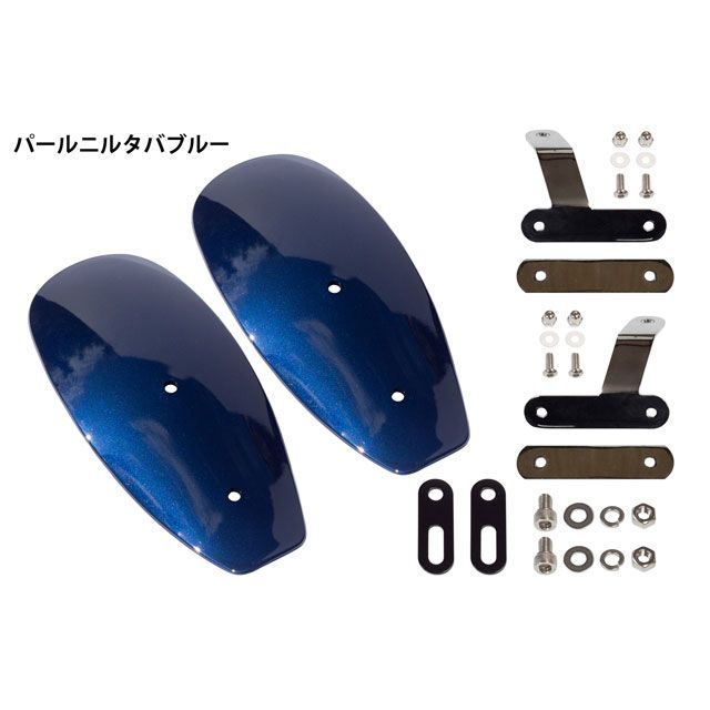 ワールドウォーク スーパーカブC125 専用 塗装ナックルガード（パールニルタバブルー） スーパーカブC125 ws-38-BL