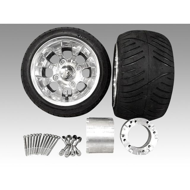 史上一番安い ジャイロキャノピー エントリーで最大p倍 Spunkys ジャイロアップ スパンキーズ ジャイロ用10インチ 迫力中反りアルミホイール扁平タイヤ スペーサー100mmセット ホイール本体 ジャイロx Www Cuberoot Co