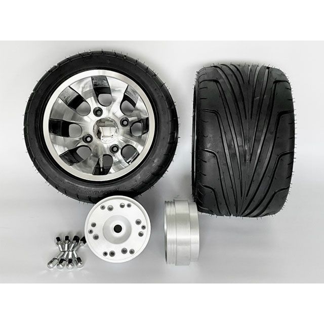 ジャイロキャノピー235/30/10 タイヤホイール40ミリスペーサー付き