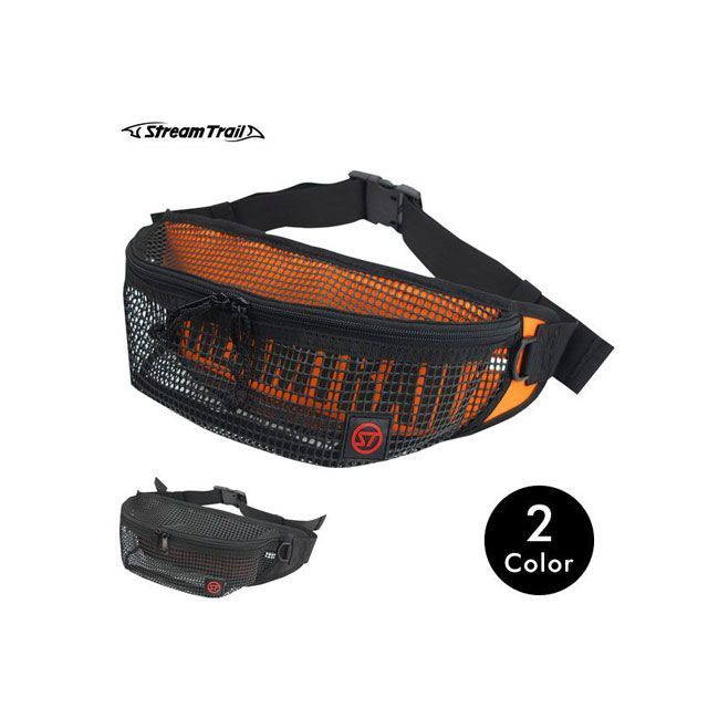 ストリームトレイル MESH WAIST POUCH ORANGE STTAA00912
