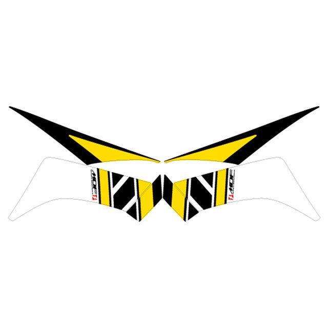 【メーカー直送】エムディーエフ CYGNUS GRYPHUS（2022～）グラフィックキット ストロボモデル パンプキンイエロータイプ CYGNUS GRYPHUS タイプ フロントサイドパーツ M22GRY-D-PY-FS