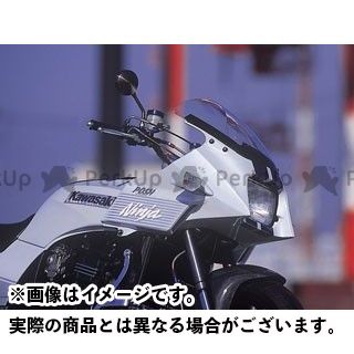 ポッシュフェイス オリジナルアッパーカウル(ホワイトゲルコート) GPZ900R ・033100-WG|モトメガネ 店