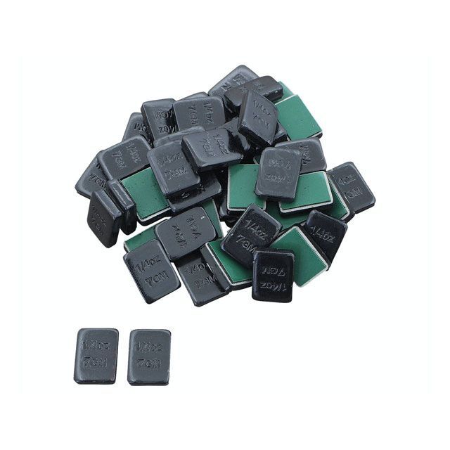 ネオファクトリー 1/4oz ホイールウエイト スチール ブラック 50個パック ・023587｜モトメガネ 店