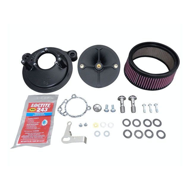 エス&エス ステルスエアクリーナーキット 純正カバー用 93-99yBT E/G用 ・014056|モトメガネ 店