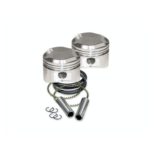 エス＆エス 鍛造ピストンセット 3-1/2” ＋.010” 84-99BT 89” ・022553