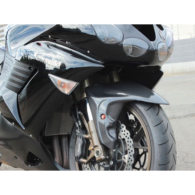 ポッシュフェイス 3D-TECH フロントフェンダー ZX-14R/ABS ZZR1400/ABS カラー カーボン ・037106-2C|モトメガネ 店