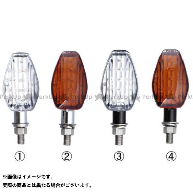 ポッシュフェイス ライトウエイトLEDウインカーキット CRF250L/M ボディカラー メッキ レンズカラー オレンジ ・015451