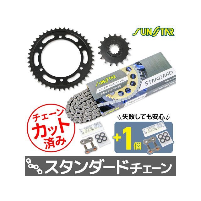 セット商品 KS5D215 チェーン＆サンスター スプロケ 3点セット（スタンダード） GPZ1100（海外） KS5D215