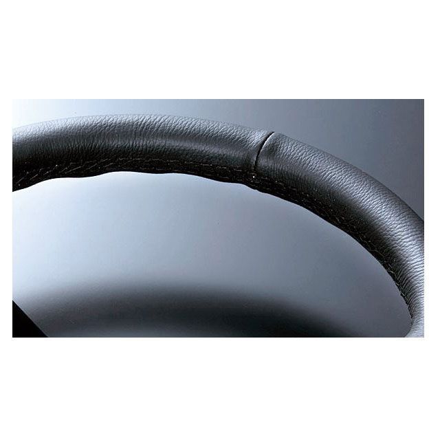 D1 SPEC FLAT-C(フラットC) ステアリング 33パイ ブラックレザー/ブラックステッチ DSC-FC33BK|モトメガネ 店